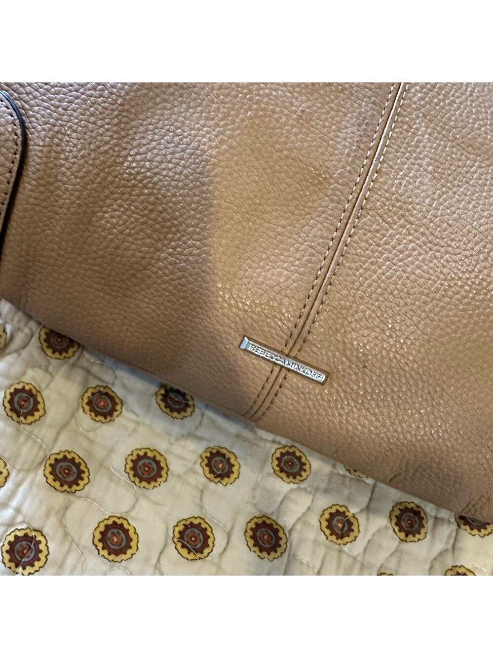 Rebecca Minkoff Large Tan Leather Bag - Picture 3 of 5